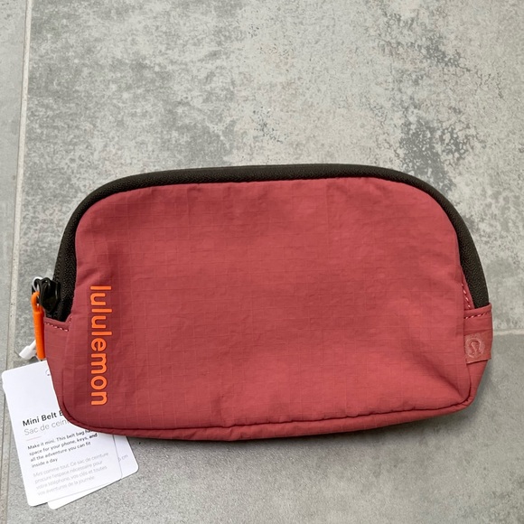 lululemon athletica Bags Nwt Lululemon Athletics Mini Belt Bag In Briar Rose Poshmark